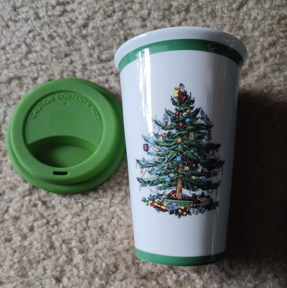 Spode Christmas tree to go cup